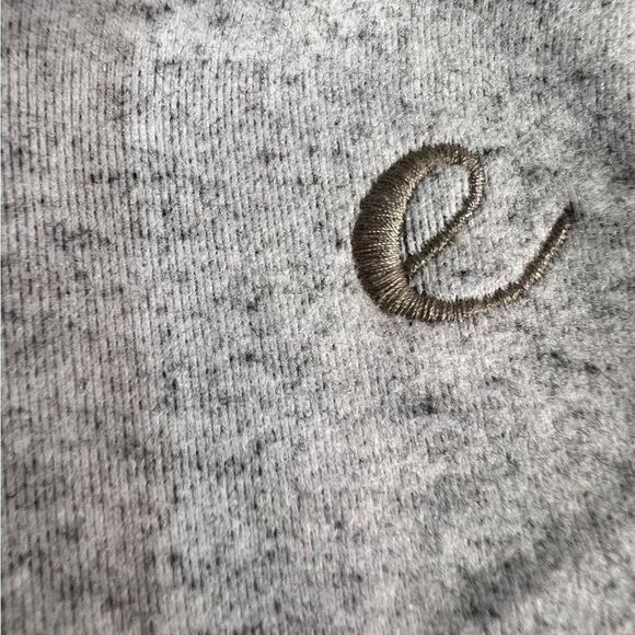 Calme by Johnny Was Mock-Neck Cozy Sweatshirt Womens Small Black Gray Pullover - Picture 5 of 8